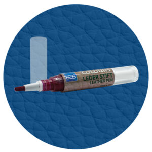 Lederstift in RAL 5019 Capriblau
