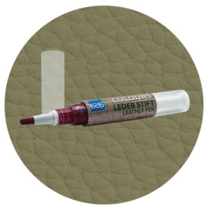 Lederstift in RAL 7013 Braungrau
