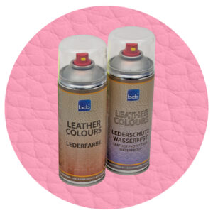 Lederspray mit TopClear in RAL 3015 Hellrosa