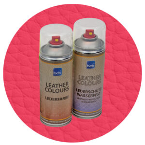 Lederspray mit TopClear in RAL 3017 Rosa
