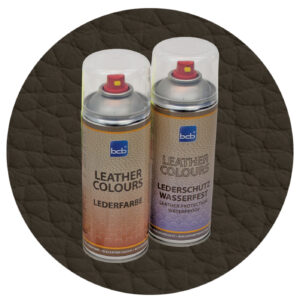 Lederspray mit TopClear in RAL 6022 Braunoliv
