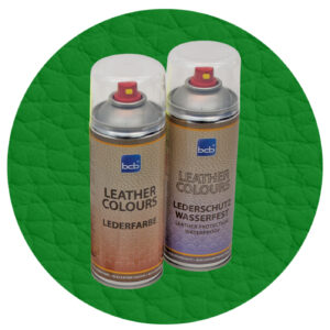 Lederspray mit TopClear in RAL 6029 Minzgrün