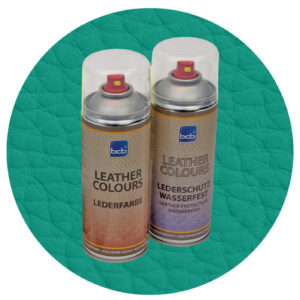 Lederspray mit TopClear in RAL 6033 Minttürkis
