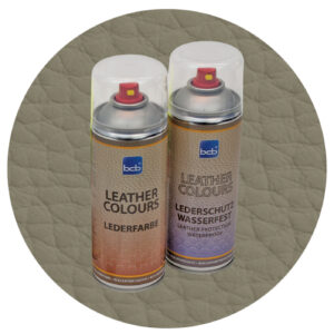 Lederspray mit TopClear in RAL 7002 Olivgrau