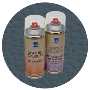 Lederspray mit TopClear in RAL 7011 Eisengrau