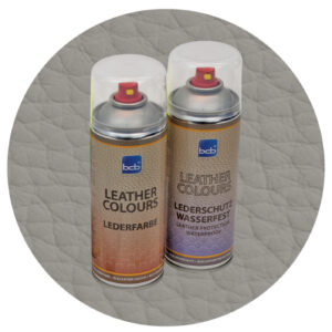 Lederspray mit TopClear in RAL 7030 Steingrau