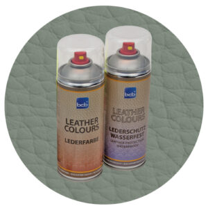 Lederspray mit TopClear in RAL 7033 Zementgrau