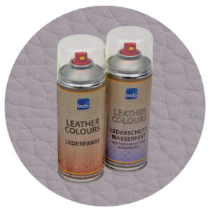 Lederspray mit TopClear in RAL 7036 Platingrau