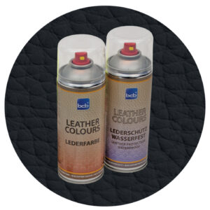 Lederspray mit TopClear in RAL 9017 Verkehrsschwarz