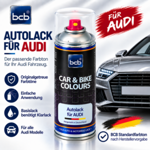 Autolack für Audi ly4 eismeerblau met.